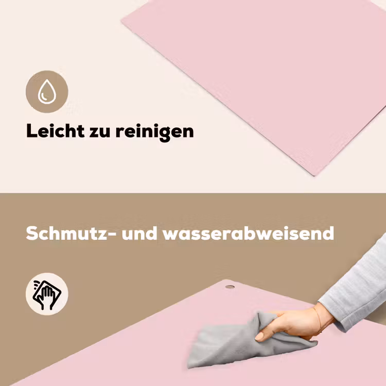 Blush - Pink - Roze Inductie beschemer met haakjes klein 777 -ky-schoon-de