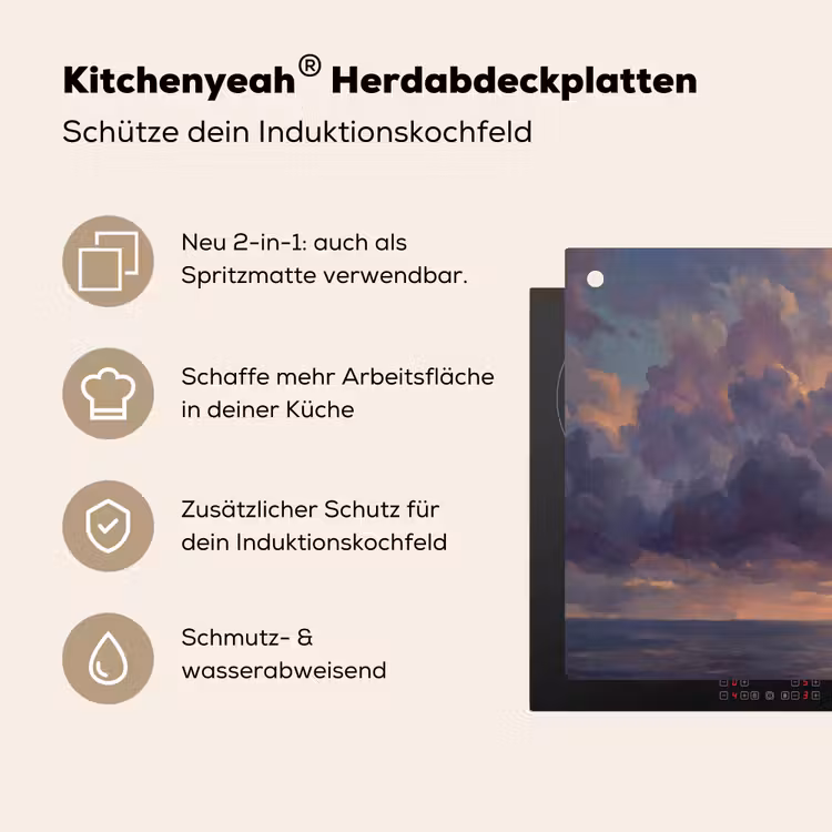 Boot - Zonsondergang - Zee - Natuur - Goud Inductie beschemer met haakjes klein -ky-usp-de