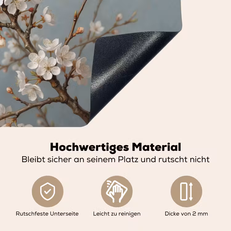 Botanisch - Stilleven - Blauw Inductie beschemer met haakjes klein -ky-onderkant-de