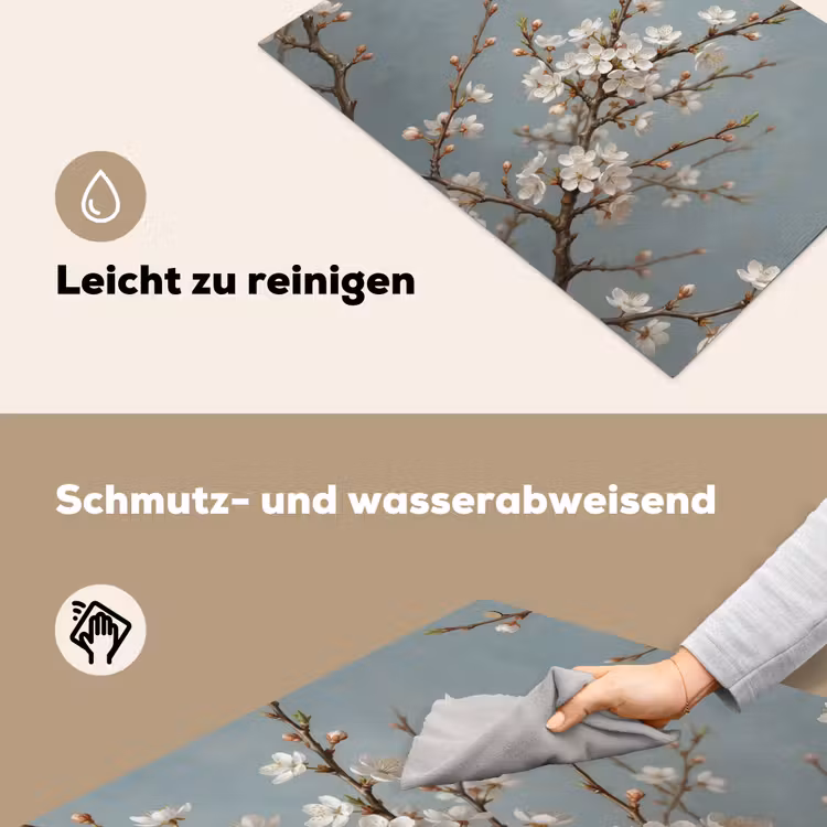 Botanisch - Stilleven - Blauw Inductie beschemer met haakjes klein -ky-schoon-de