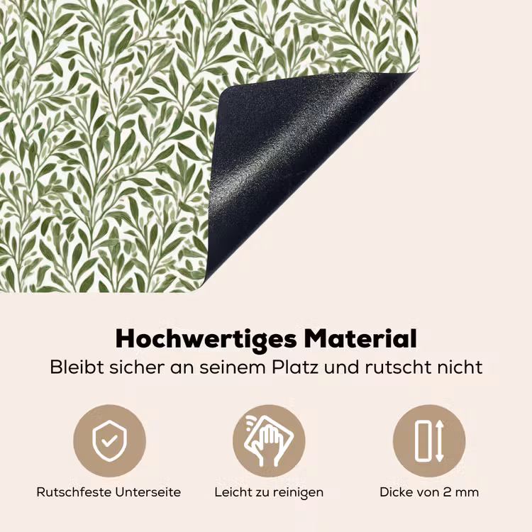 Botanisch - Takken - Groen Inductie beschemer met haakjes klein 777 -ky-onderkant-de