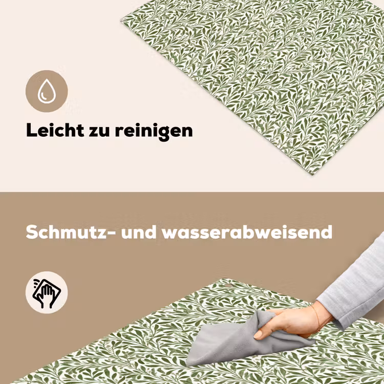 Botanisch - Takken - Groen Inductie beschemer met haakjes klein 777 -ky-schoon-de