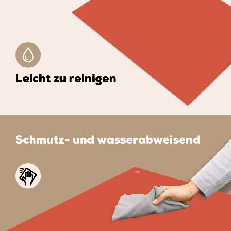 Brick - Red - Rood Inductie beschemer met haakjes klein 777 -ky-schoon-de