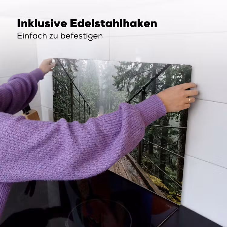 Brug - Bos - Mist - Natuur Inductie beschemer met haakjes klein -ky-ophangen-de