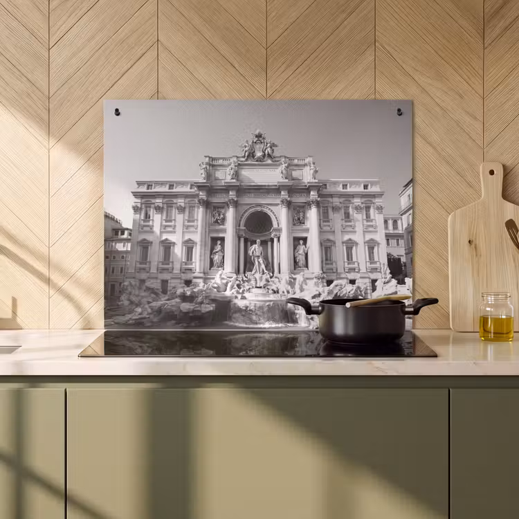 Fontein - Beelden - Architectuur - Zwart-wit Inductie beschemer met haakjes klein -sfeer2