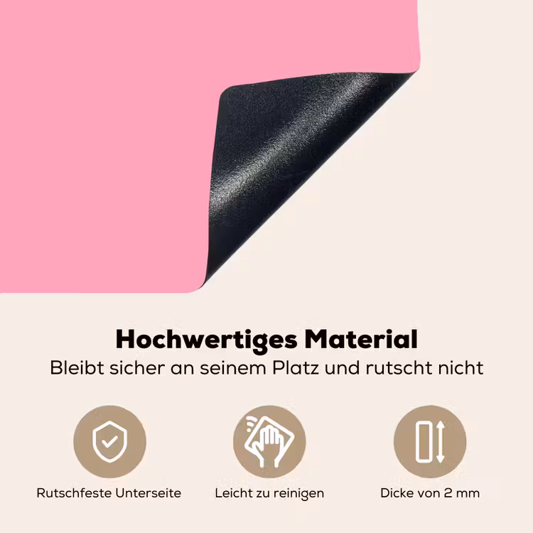 Bubblegum - Pink - Roze Inductie beschemer met haakjes klein 777 -ky-onderkant-de