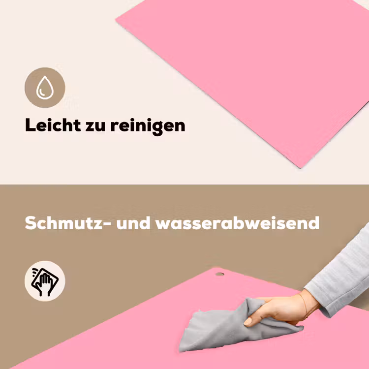 Bubblegum - Pink - Roze Inductie beschemer met haakjes klein 777 -ky-schoon-de