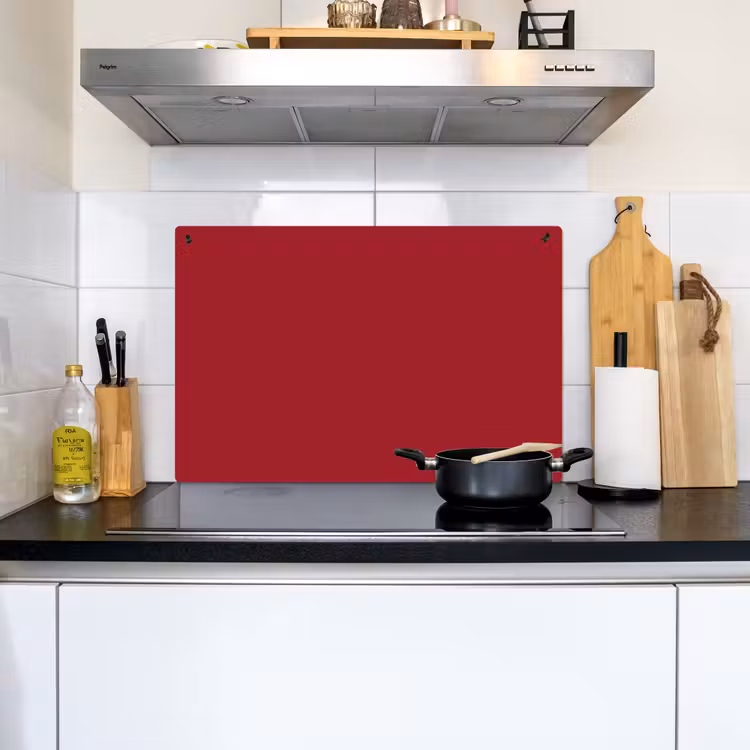 Burgundy - Wine - Rood Inductie beschemer met haakjes klein 777 -sfeer2