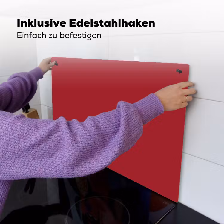 Burgundy - Wine - Rood Inductie beschemer met haakjes klein 777 -ky-ophangen-de