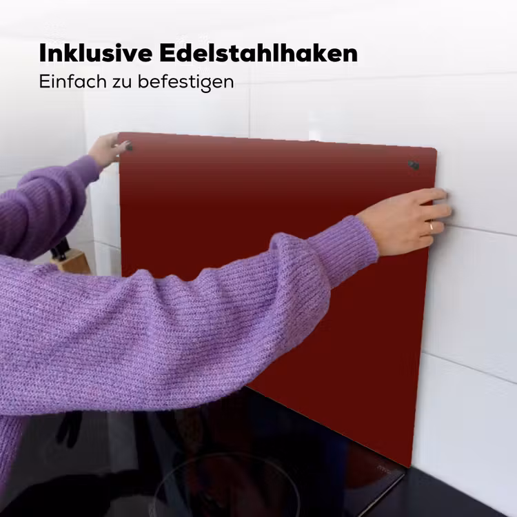 Burnt - Mahogany - Rood Inductie beschemer met haakjes klein 777 -ky-ophangen-de