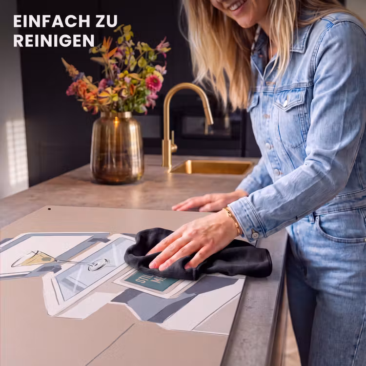 Kantoor - Drank - Humor - Illustratie Inductie beschemer met haakjes klein -ky-schoon-de