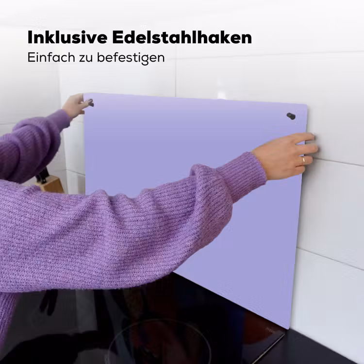 Ceil - Paars - Lila Inductie beschemer met haakjes klein 777 -ky-ophangen-de