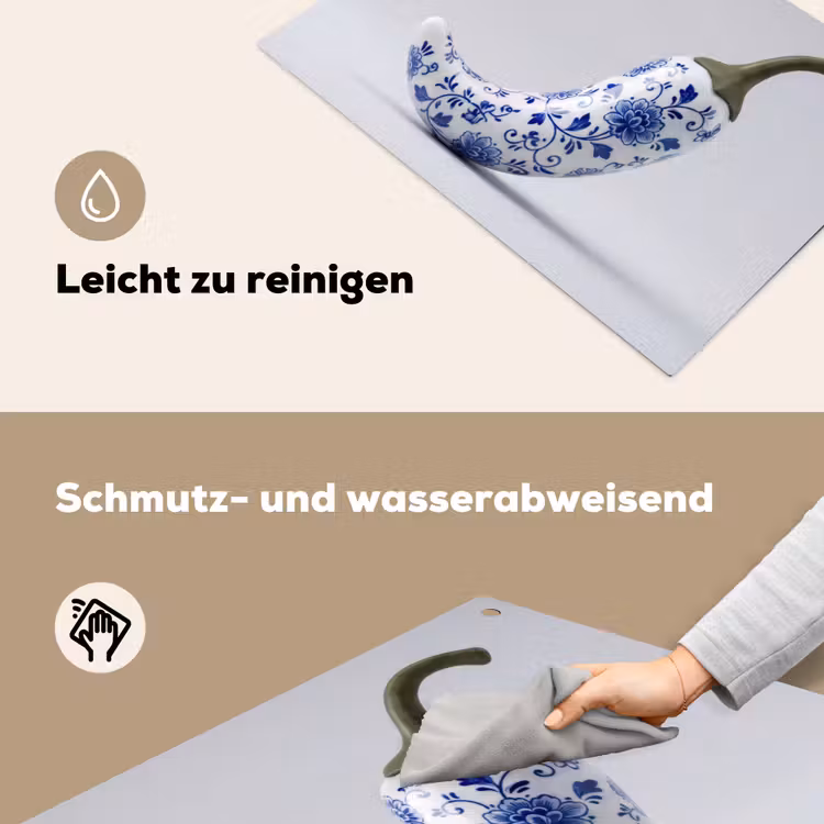 Chilipeper - Keramiek - Blauw Inductie beschemer met haakjes klein -ky-schoon-de