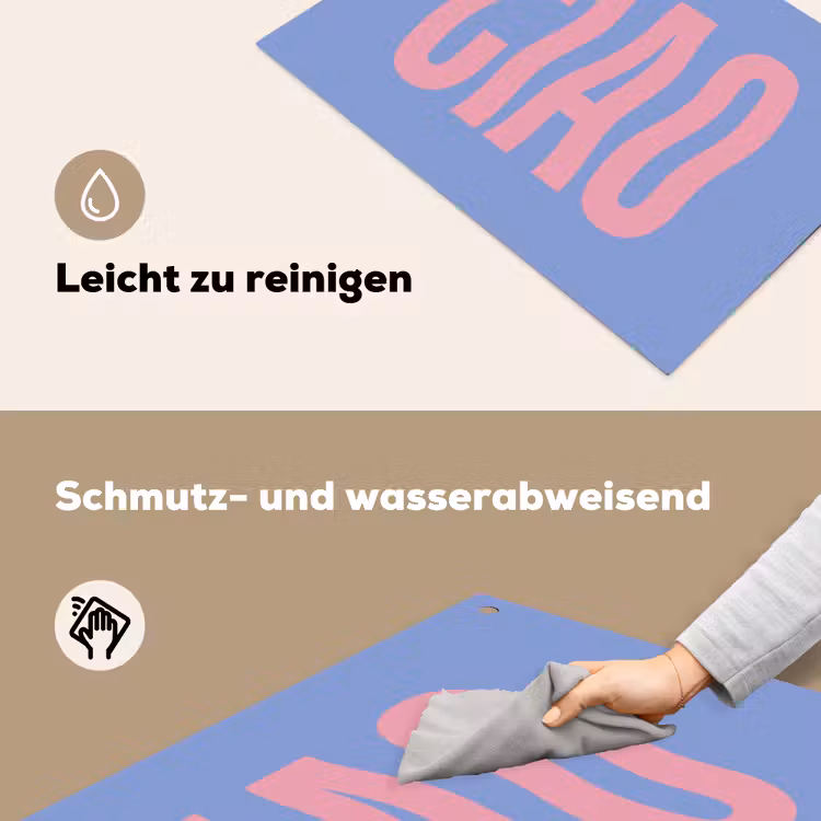 Ciao - Roze - Blauw - Golvend Inductie beschemer met haakjes klein -ky-schoon-de