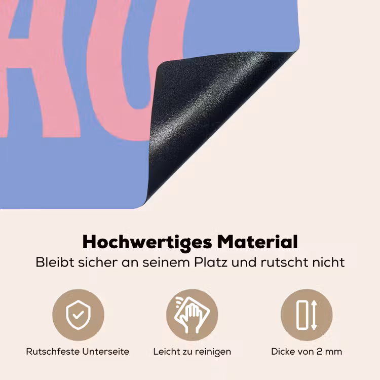 Ciao - Roze - Blauw - Golvend Inductie beschemer met haakjes klein -ky-onderkant-de