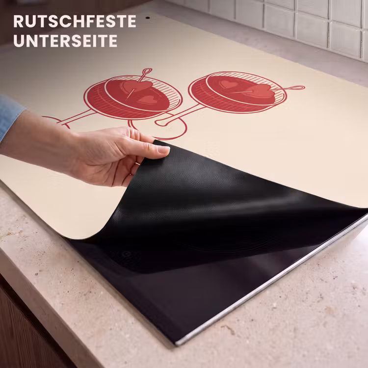 Cocktail - Hartjes - Liefde - Illustratie - Rood Inductie beschemer met haakjes klein -ky-onderkant-de