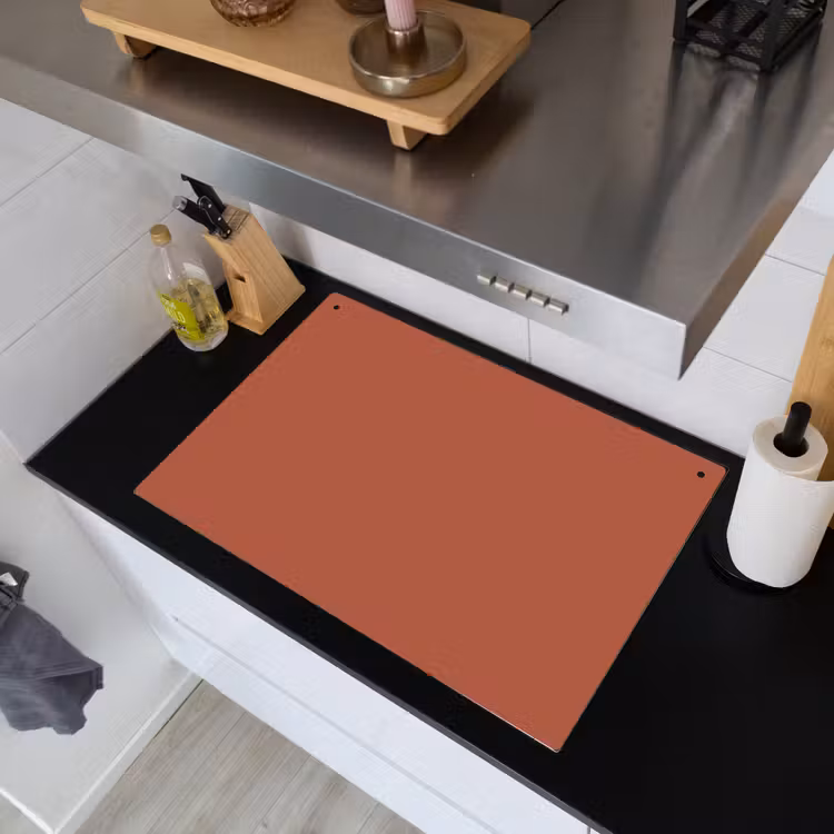 Copperhead - Oranje - Bruin Inductie beschemer met haakjes klein 777 -sfeer1