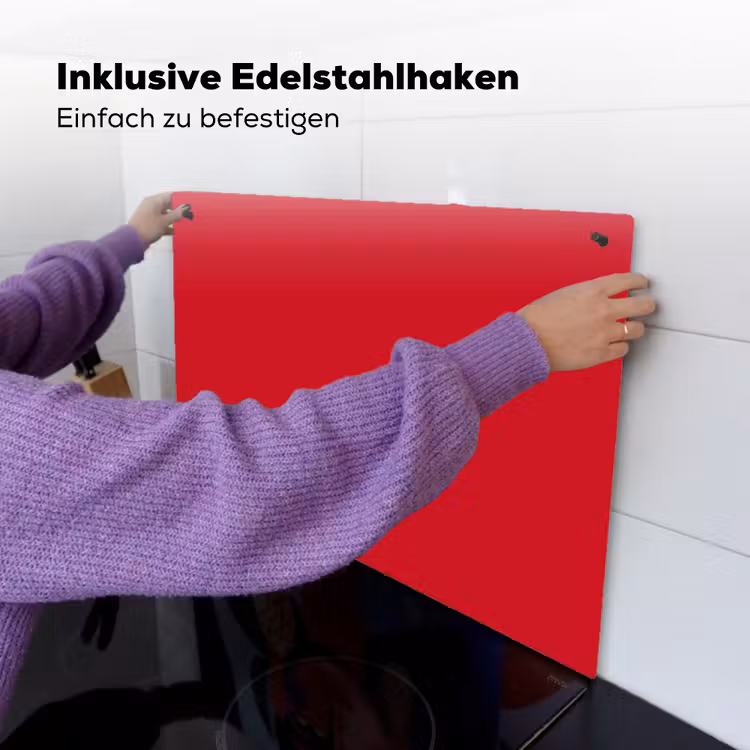 Crimson - Velvet - Rood Inductie beschemer met haakjes klein 777 -ky-ophangen-de