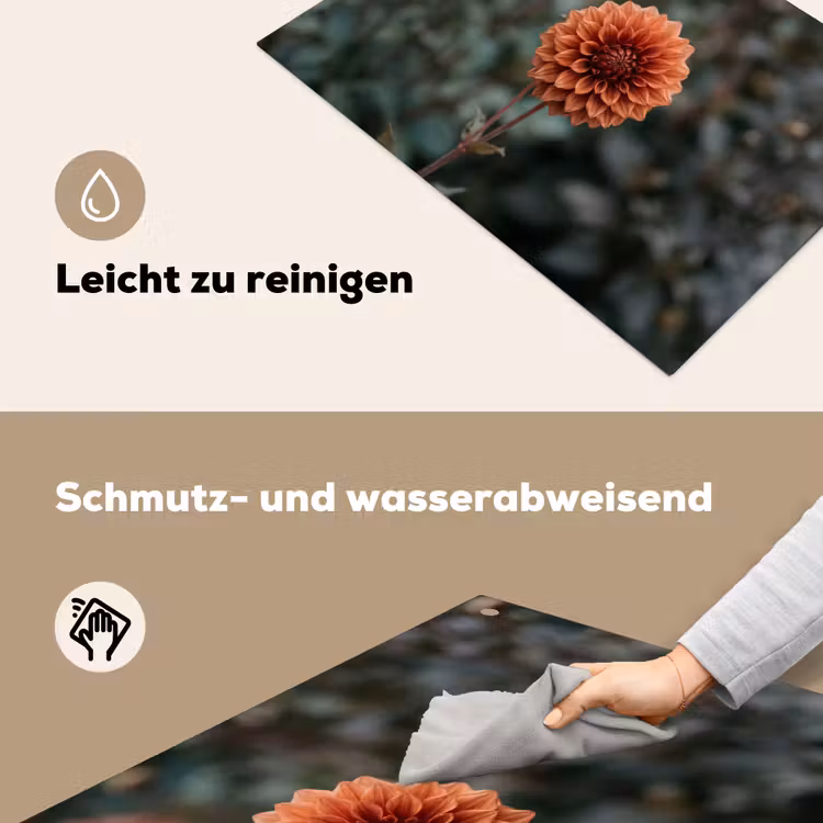 Dahlia - Bloem - Natuur - Sfeervol Inductie beschemer met haakjes klein -ky-schoon-de
