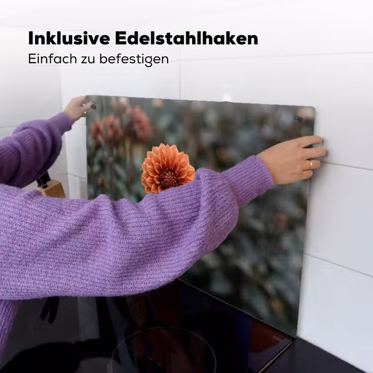 Dahlia - Bloem - Natuur - Sfeervol Inductie beschemer met haakjes klein -ky-ophangen-de