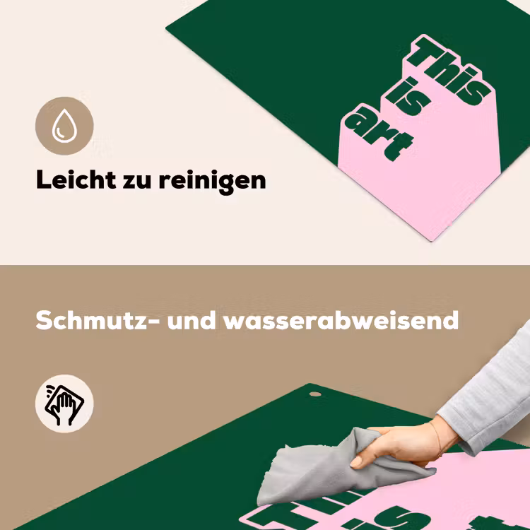 This is art - Schaduw - Roze Inductie beschemer met haakjes klein -ky-schoon-de