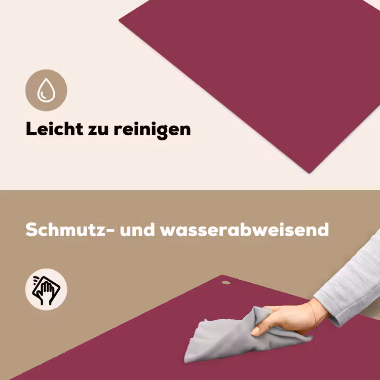 Deep - Rasberry - Rood Inductie beschemer met haakjes klein 777 -ky-schoon-de