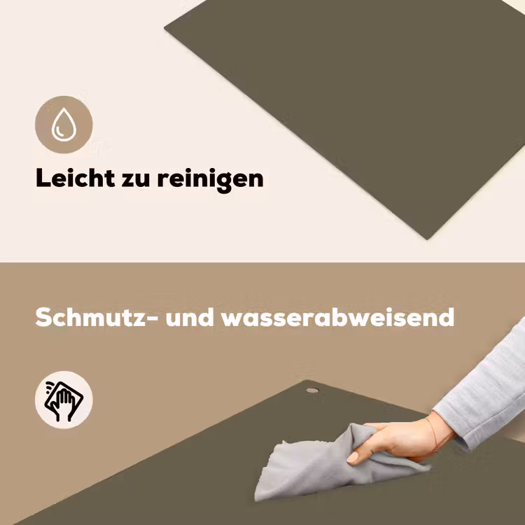Deep - Khaki - Groen Inductie beschemer met haakjes klein 777 -ky-schoon-de