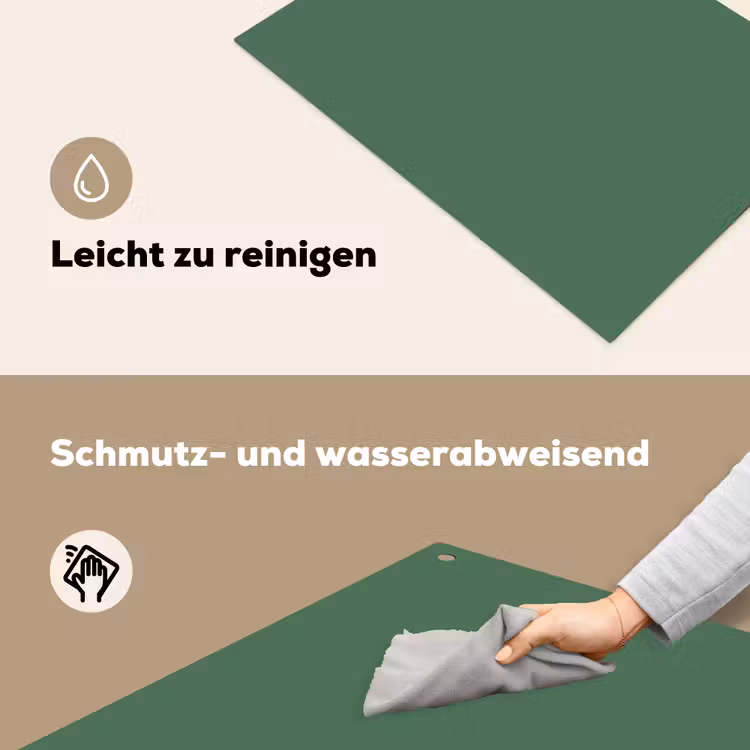 Deep - Sagewood - Groen Inductie beschemer met haakjes klein 777 -ky-schoon-de