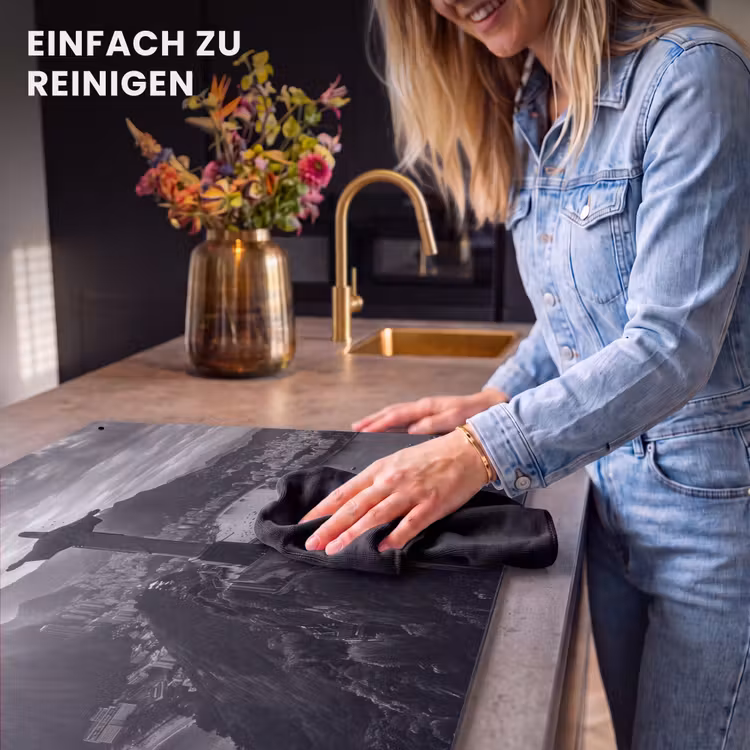 Monument - Stadsgezicht - Landschap - Zwart-wit Inductie beschemer met haakjes klein -ky-schoon-de