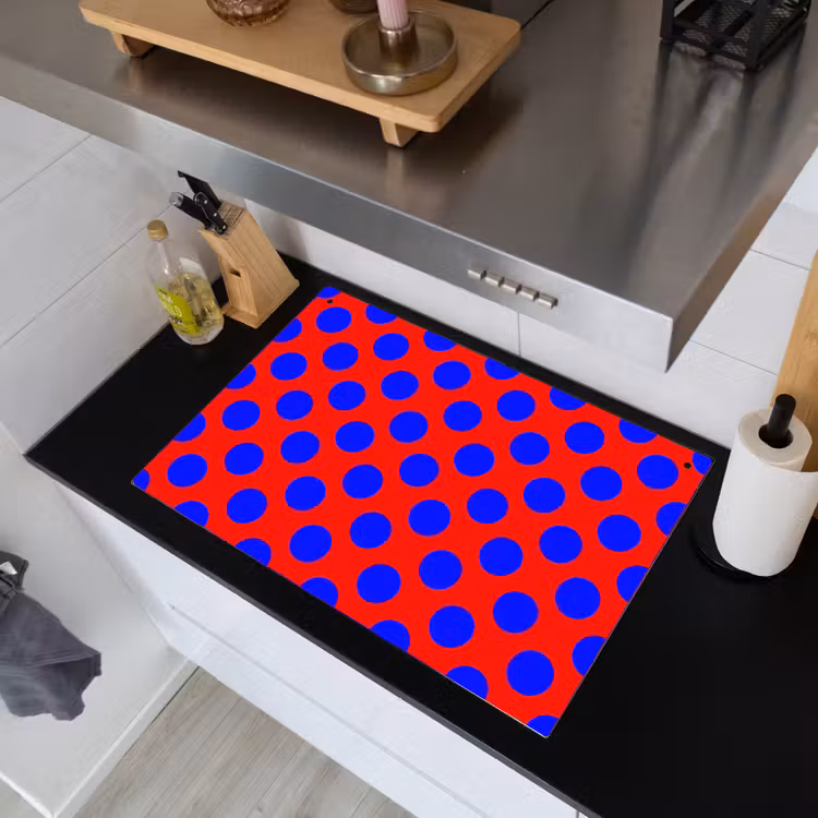 Dots - Klassiek - Rood Inductie beschemer met haakjes klein 777 -sfeer1
