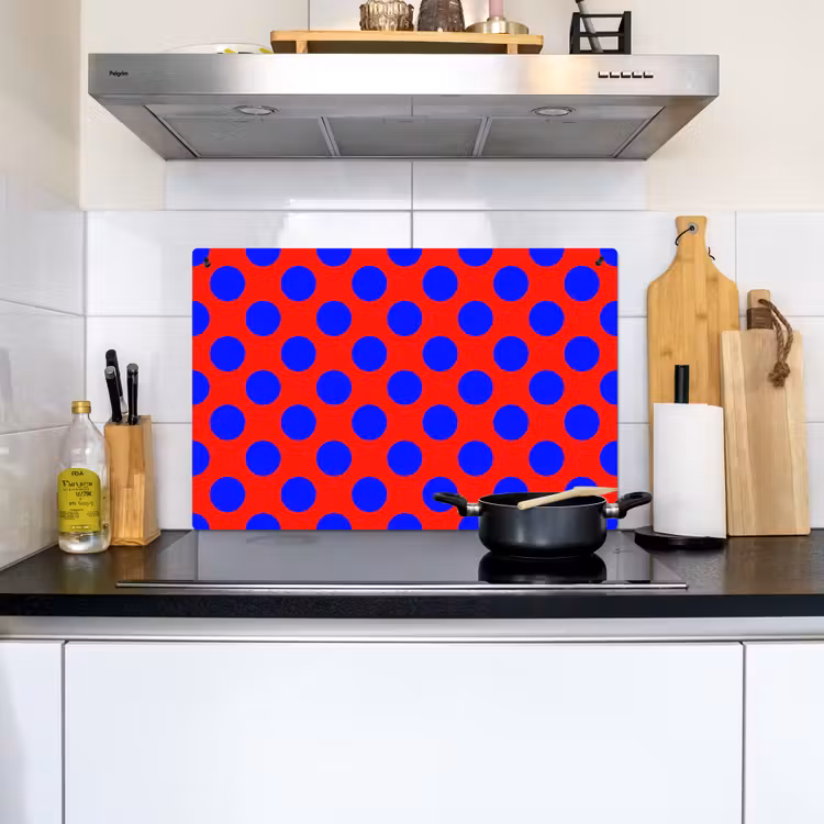 Dots - Klassiek - Rood Inductie beschemer met haakjes klein 777 -sfeer2