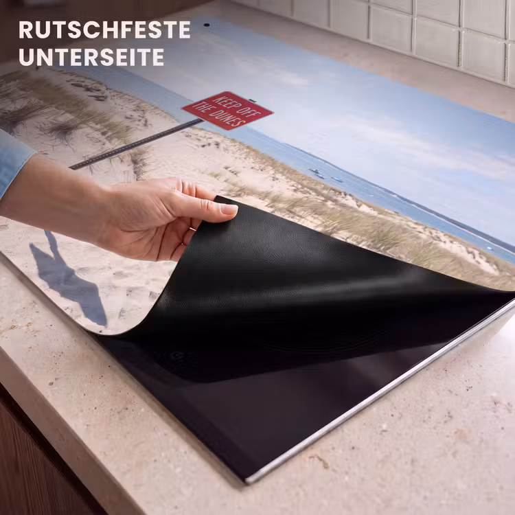 Duin - Bord - Kust - Landschap - Rood Inductie beschemer met haakjes klein -ky-onderkant-de