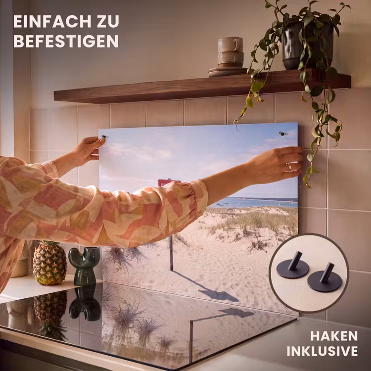 Duin - Bord - Kust - Landschap - Rood Inductie beschemer met haakjes klein -ky-ophangen-de