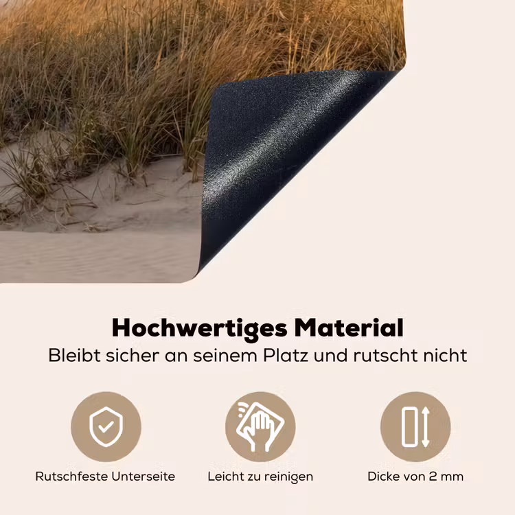 Duinlandschap - Zonsondergang - Strand Inductie beschemer met haakjes klein -ky-onderkant-de