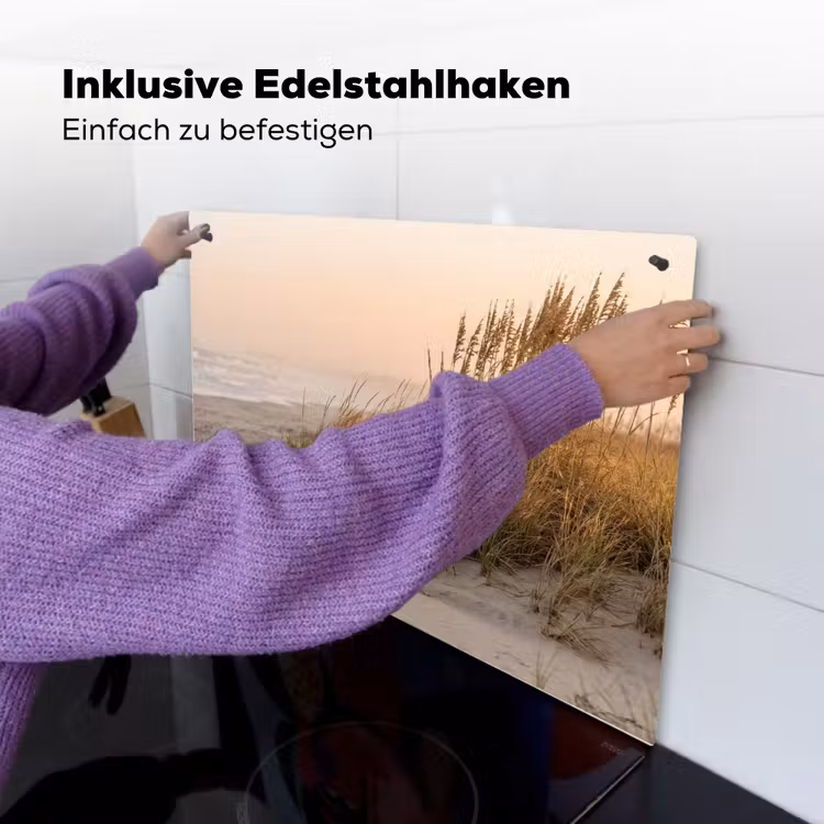 Duinlandschap - Zonsondergang - Strand Inductie beschemer met haakjes klein -ky-ophangen-de