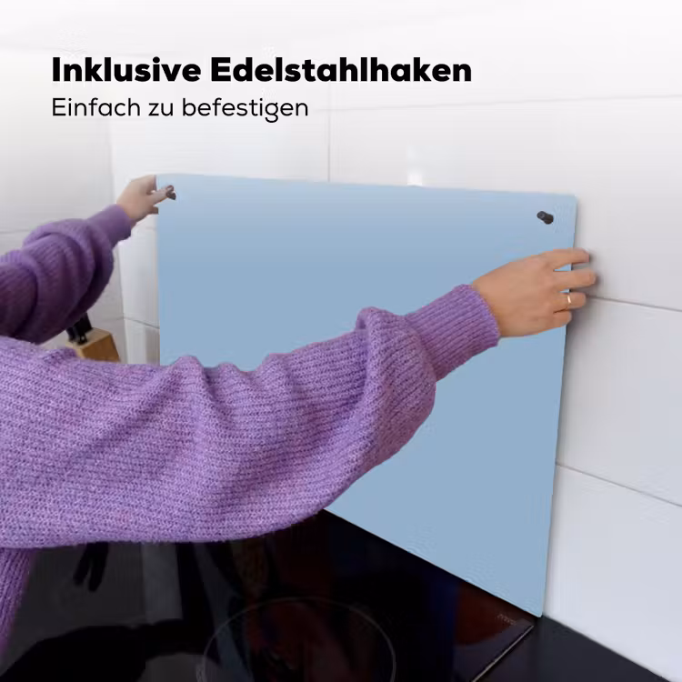 Dusty - Denim - Blauw Inductie beschemer met haakjes klein 777 -ky-ophangen-de
