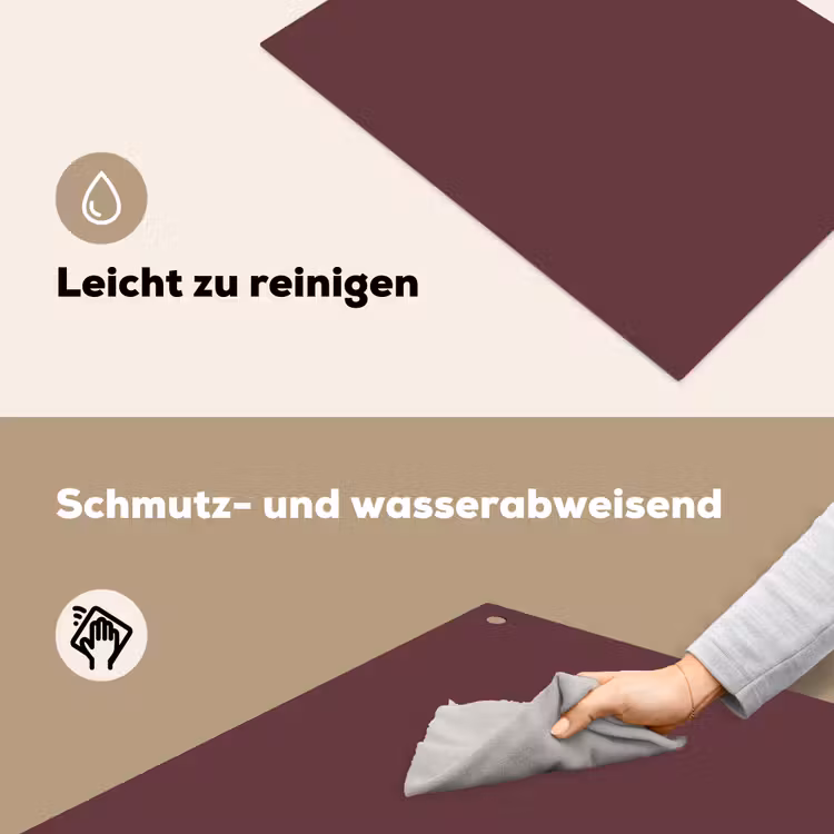 Dusty - Rose - Roze Inductie beschemer met haakjes klein 777 -ky-schoon-de