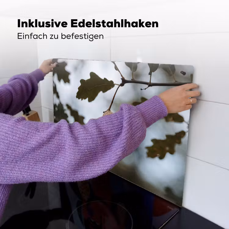 Eikel - Eikenblad - Bos - Herfst - Natuur Inductie beschemer met haakjes klein -ky-ophangen-de