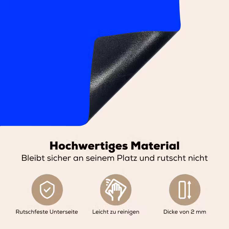 Electric - Blue - Blauw Inductie beschemer met haakjes klein 777 -ky-onderkant-de