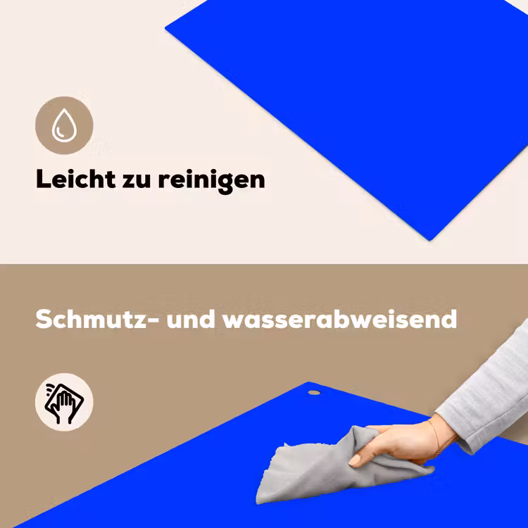 Electric - Blue - Blauw Inductie beschemer met haakjes klein 777 -ky-schoon-de