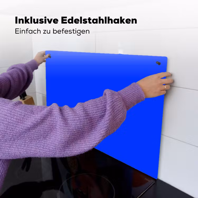 Electric - Blue - Blauw Inductie beschemer met haakjes klein 777 -ky-ophangen-de