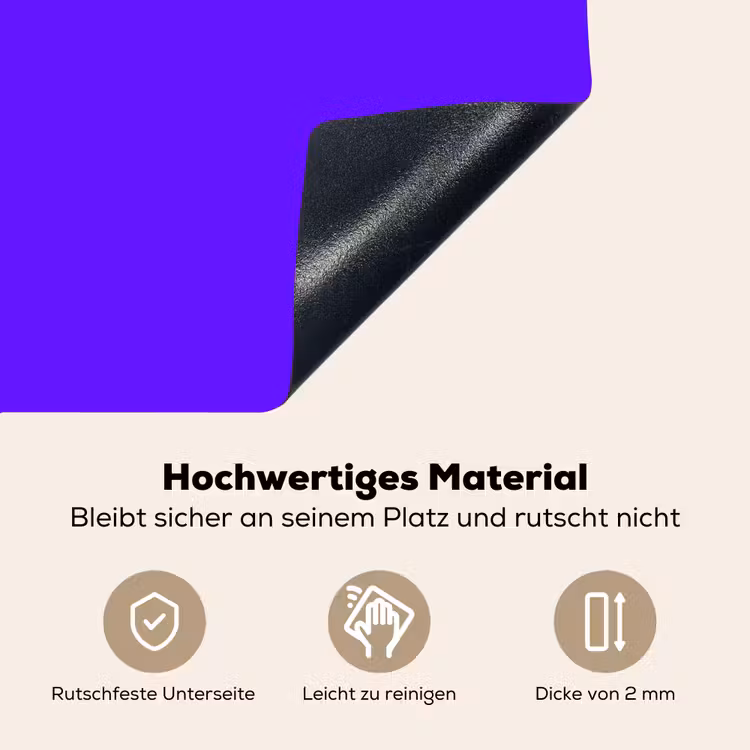 Electric - Indigo - Paars Inductie beschemer met haakjes klein 777 -ky-onderkant-de