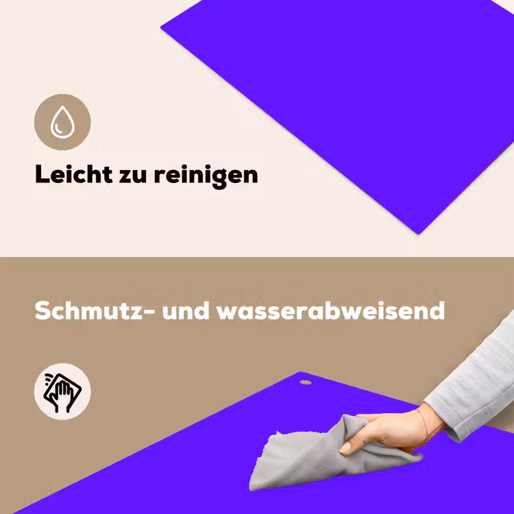 Electric - Indigo - Paars Inductie beschemer met haakjes klein 777 -ky-schoon-de