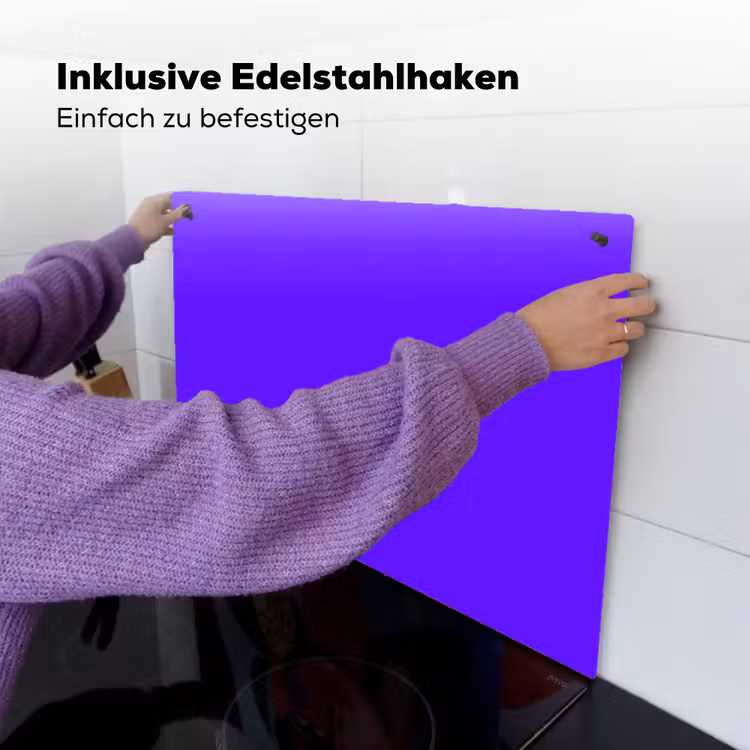 Electric - Indigo - Paars Inductie beschemer met haakjes klein 777 -ky-ophangen-de