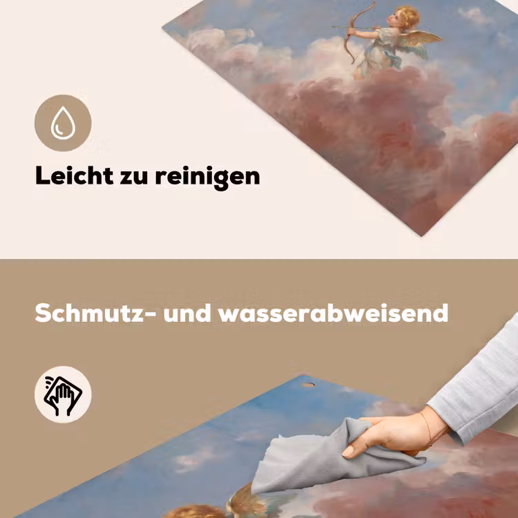 Engel - Pijl en boog - Mythologie - Klassiek Inductie beschemer met haakjes klein -ky-schoon-de