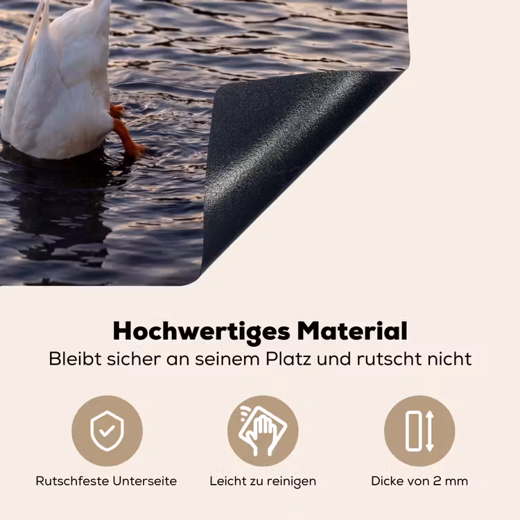 Eenden - Water - Natuur Inductie beschemer met haakjes klein -ky-onderkant-de