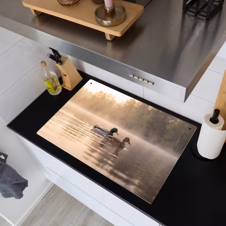 Eenden - Water - Mist - Natuur Inductie beschemer met haakjes klein -sfeer1