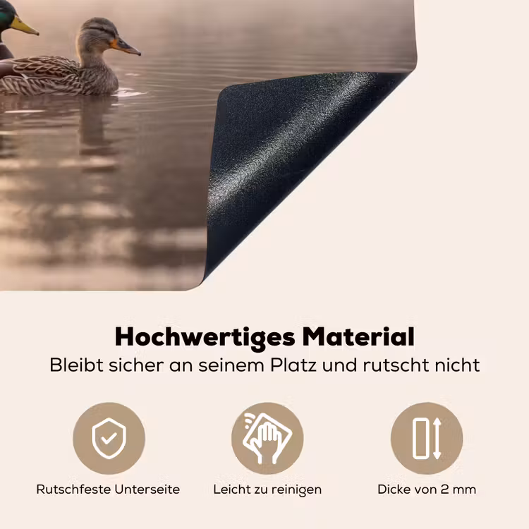 Eenden - Water - Mist - Natuur Inductie beschemer met haakjes klein -ky-onderkant-de