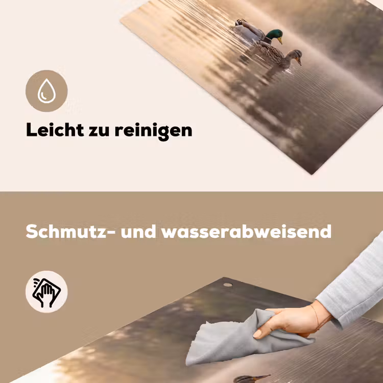 Eenden - Water - Mist - Natuur Inductie beschemer met haakjes klein -ky-schoon-de