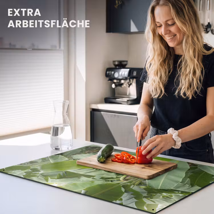 Eten - Bananen - Plantage - Groen Inductie beschemer met haakjes klein -ky-usp-de